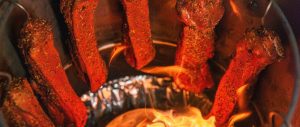Comida saludable en el Eixample: panceta de cerdo catalán a la brasa indirecta en ComePorketa, Barcelona