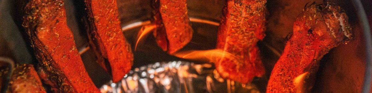Comida saludable en el Eixample: panceta de cerdo catalán a la brasa indirecta en ComePorketa, Barcelona